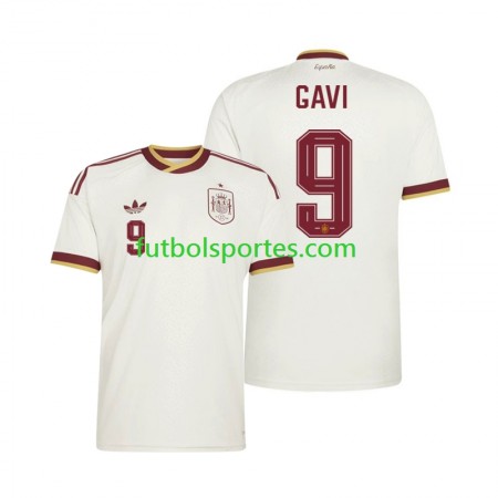 Camiseta España Gavi 9 Segunda Equipación Copa Mundo 2026 Camiseta España Gavi 9 Segunda Equipación Copa Mundo 2026